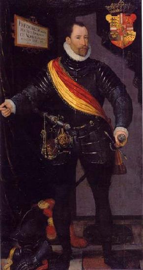 Hans Knieper Portrait of Frederick II of Denmark and Norway oil painting picture